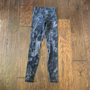 Lululemon align water paint black oil leggings